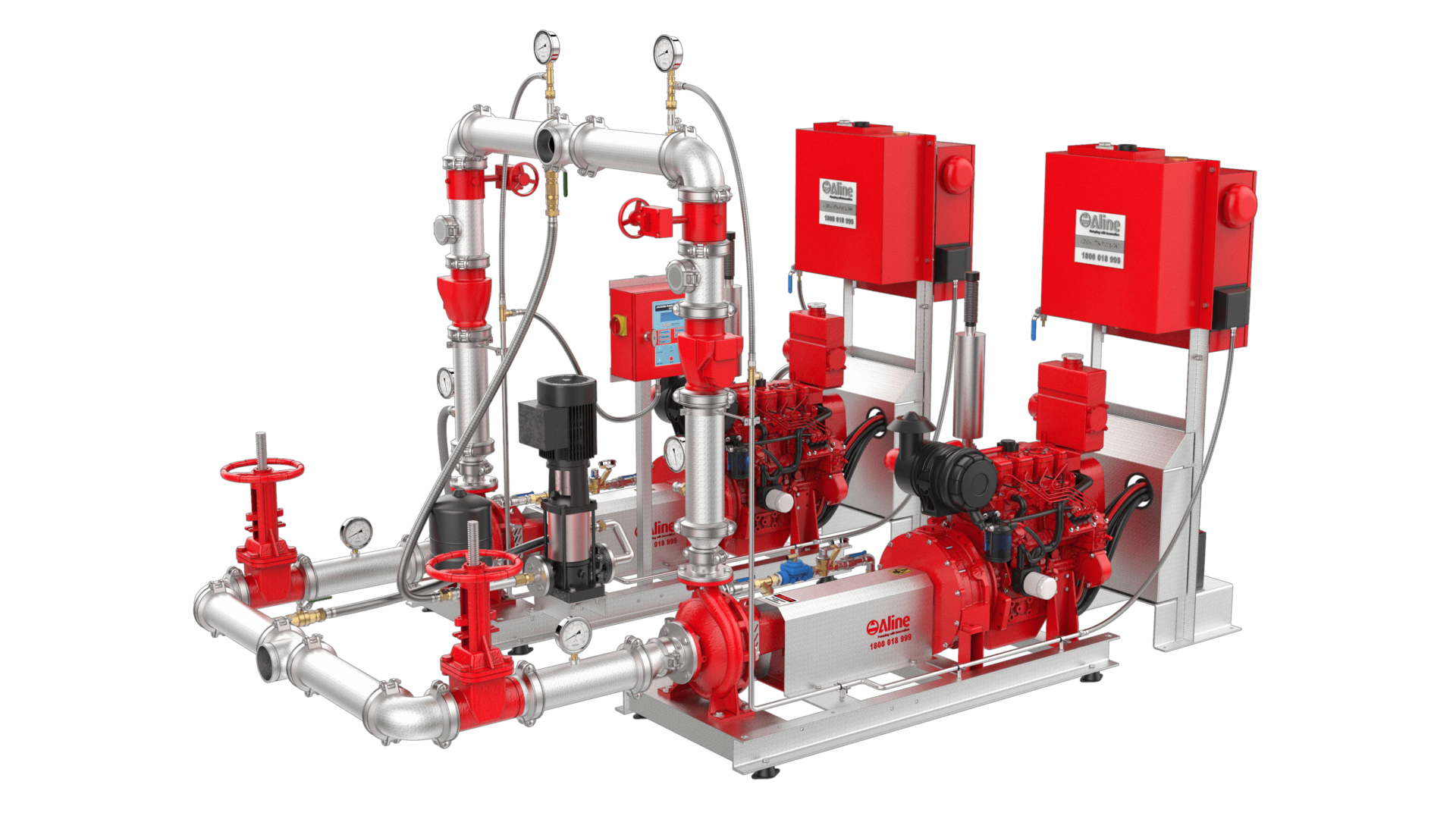 Dual diesel fire pumps in sturdy design for enhanced fire protection