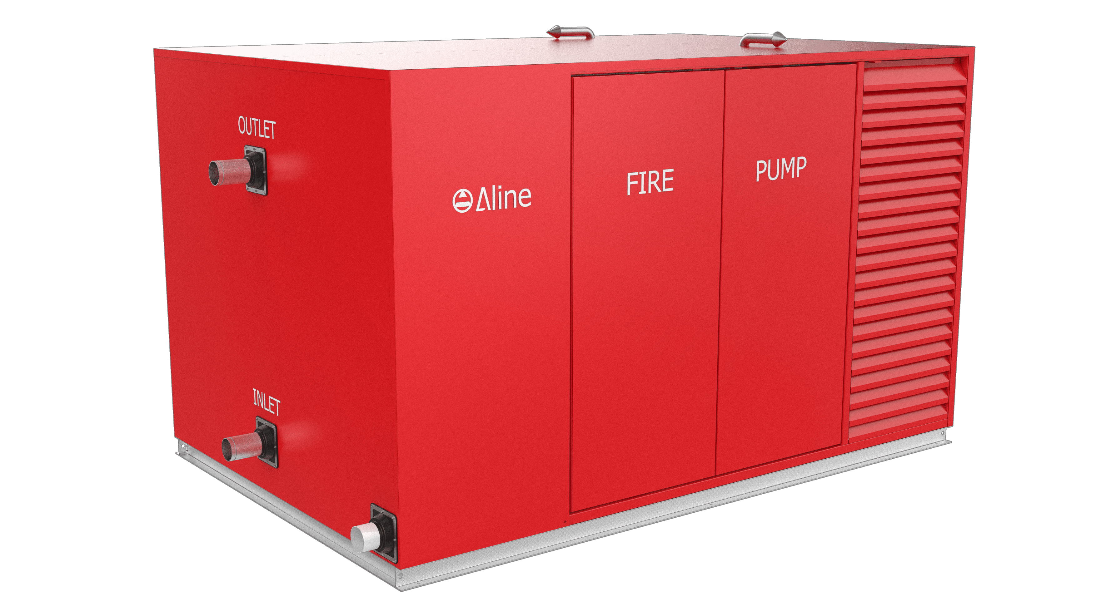 Dual enclosure fire pumpset for efficient fire water tank systems