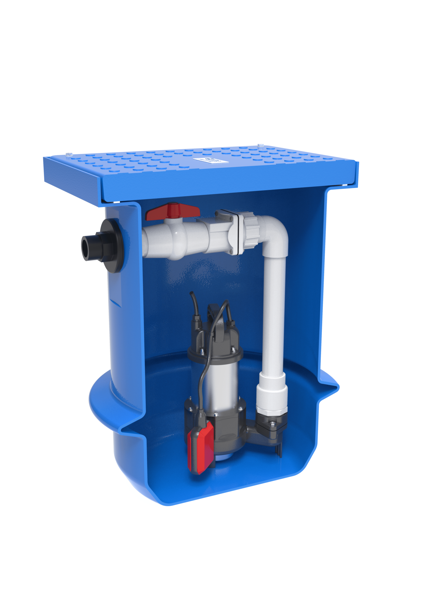 100L Poly sewer pump station tank by Aline Pumps