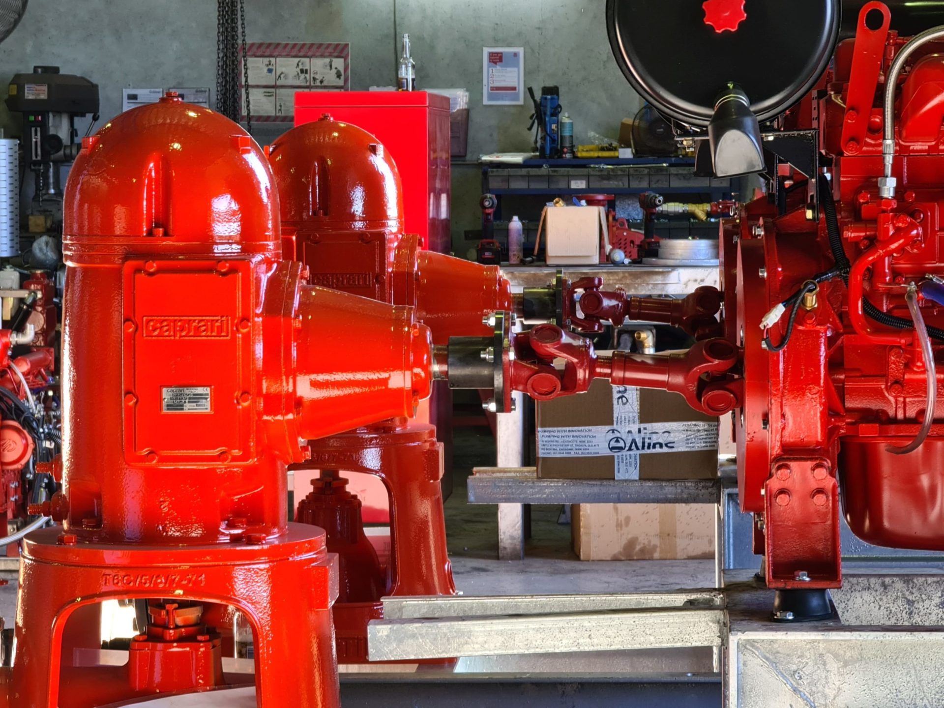 Fire jacking pump