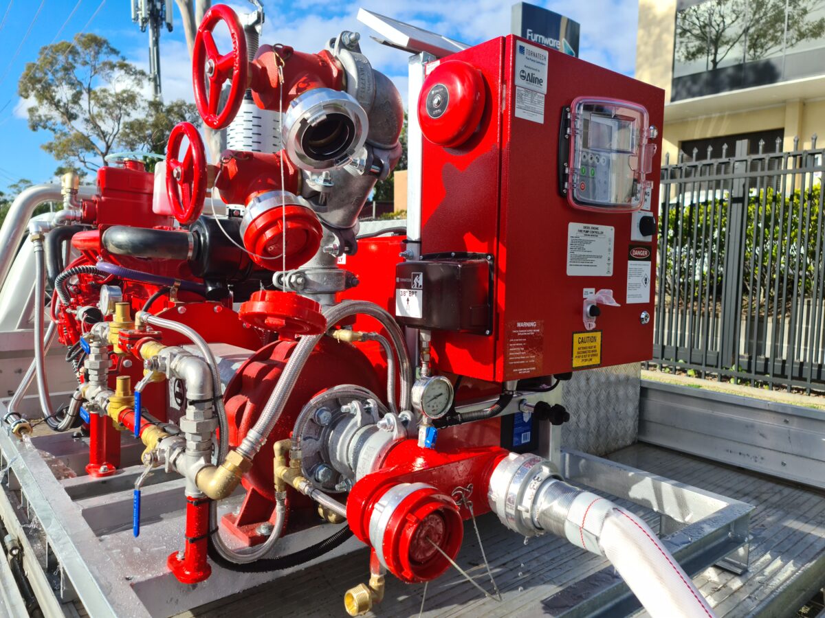 Hydrant Test Systems setup by Aline Pumps for reliable fire safety