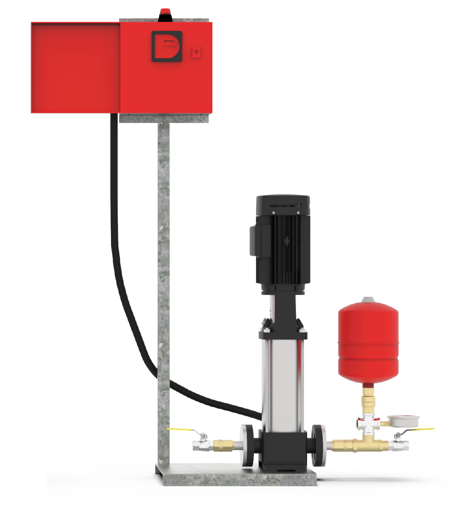 Jacking pumpsets designed for robust fire hydrant pump systems