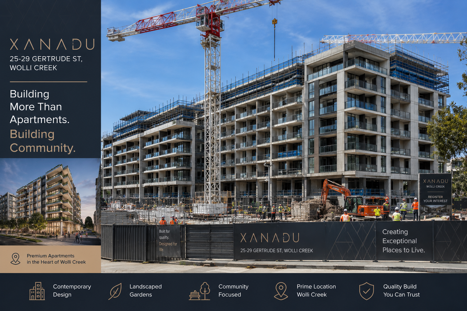 Read more about the article Xanadu 25-29 Gertude St, Wolli creek